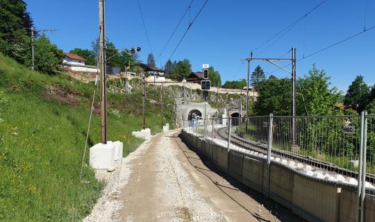 Assinissement de la Ligne CFF Neuchâtel - La Chaux-de-Fonds
