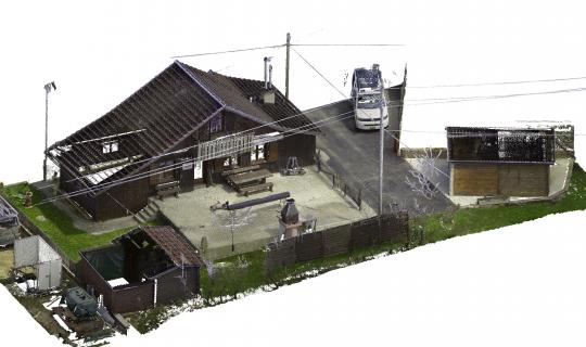 Relevé d'un chalet et ses annexes